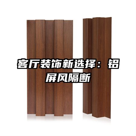 客厅装饰新选择:铝屏风隔断