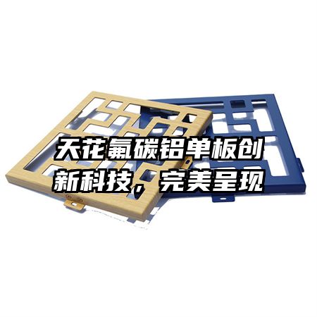 天花氟碳铝单板创新科技,完美呈现